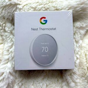 (SOLD) Google Nest Smart Thermostat - WiFi Programmable - WHITE NEW UNOPENED